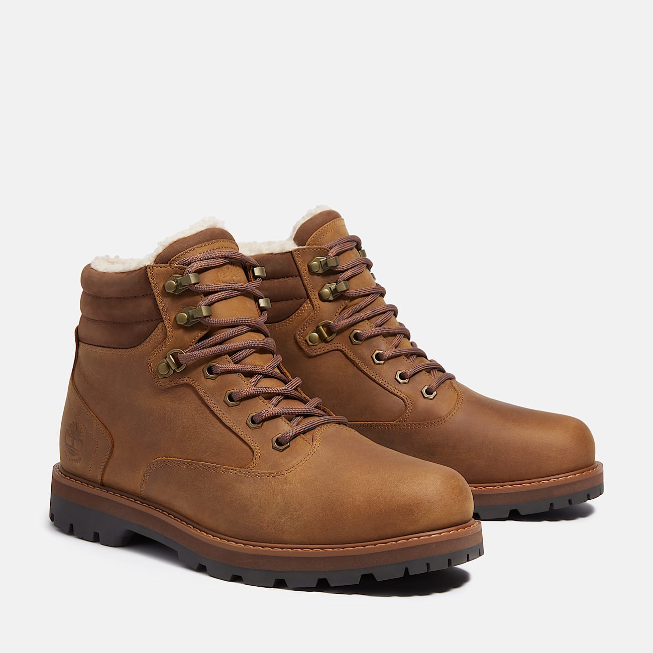 Botas impermeables con forro cálido Britton Road para hombre en marrón - 4
