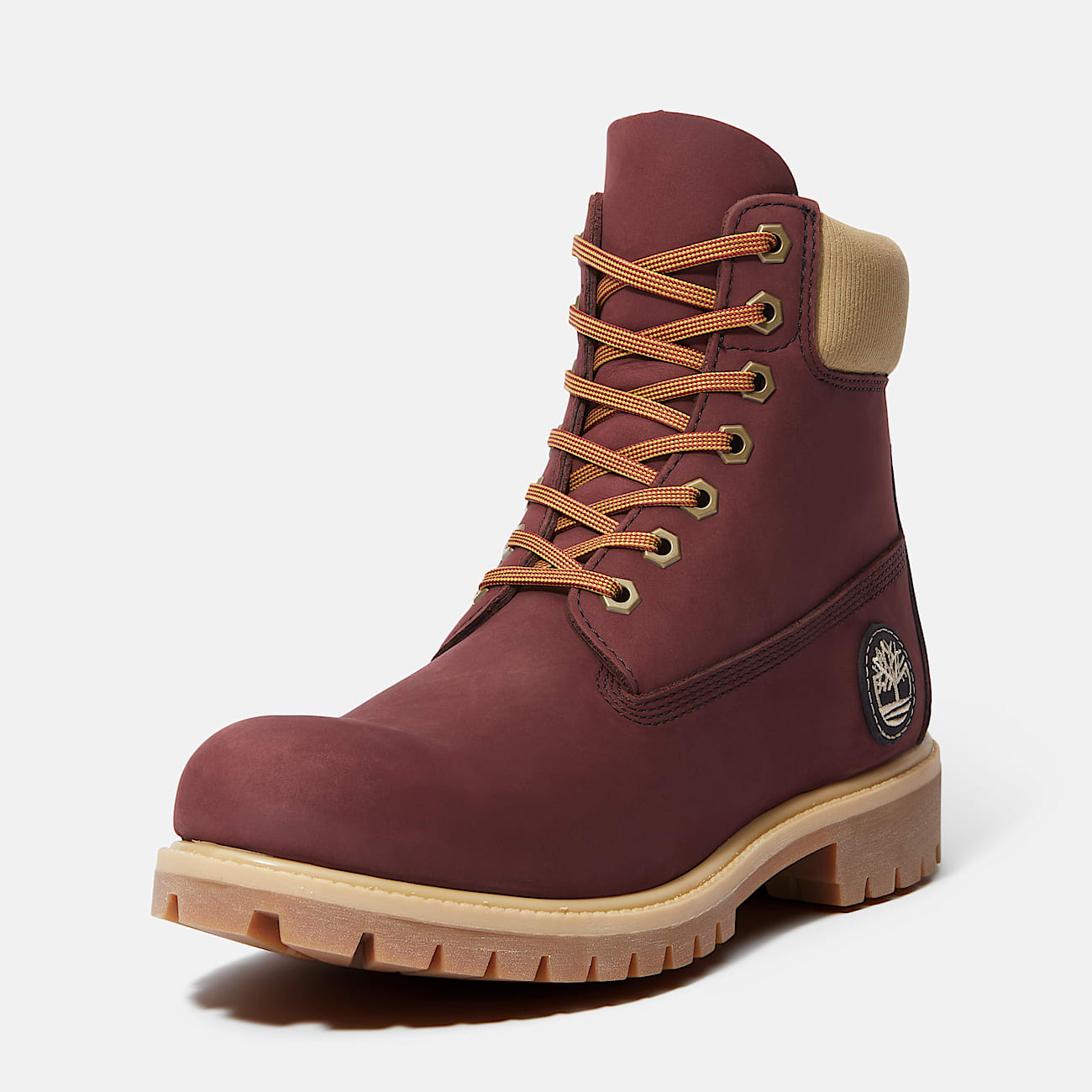 Timberland® Premium 6-Inch Waterproof Boot for Men in Burgundy - 9