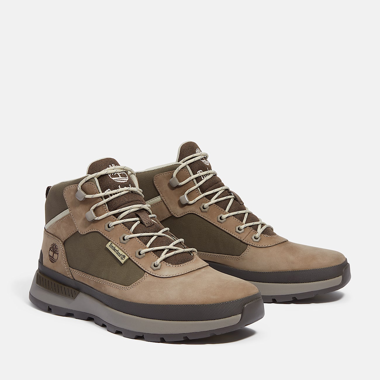 Field Trekker Halfhoge Sneaker voor heren in Grijs/Bruin - 4