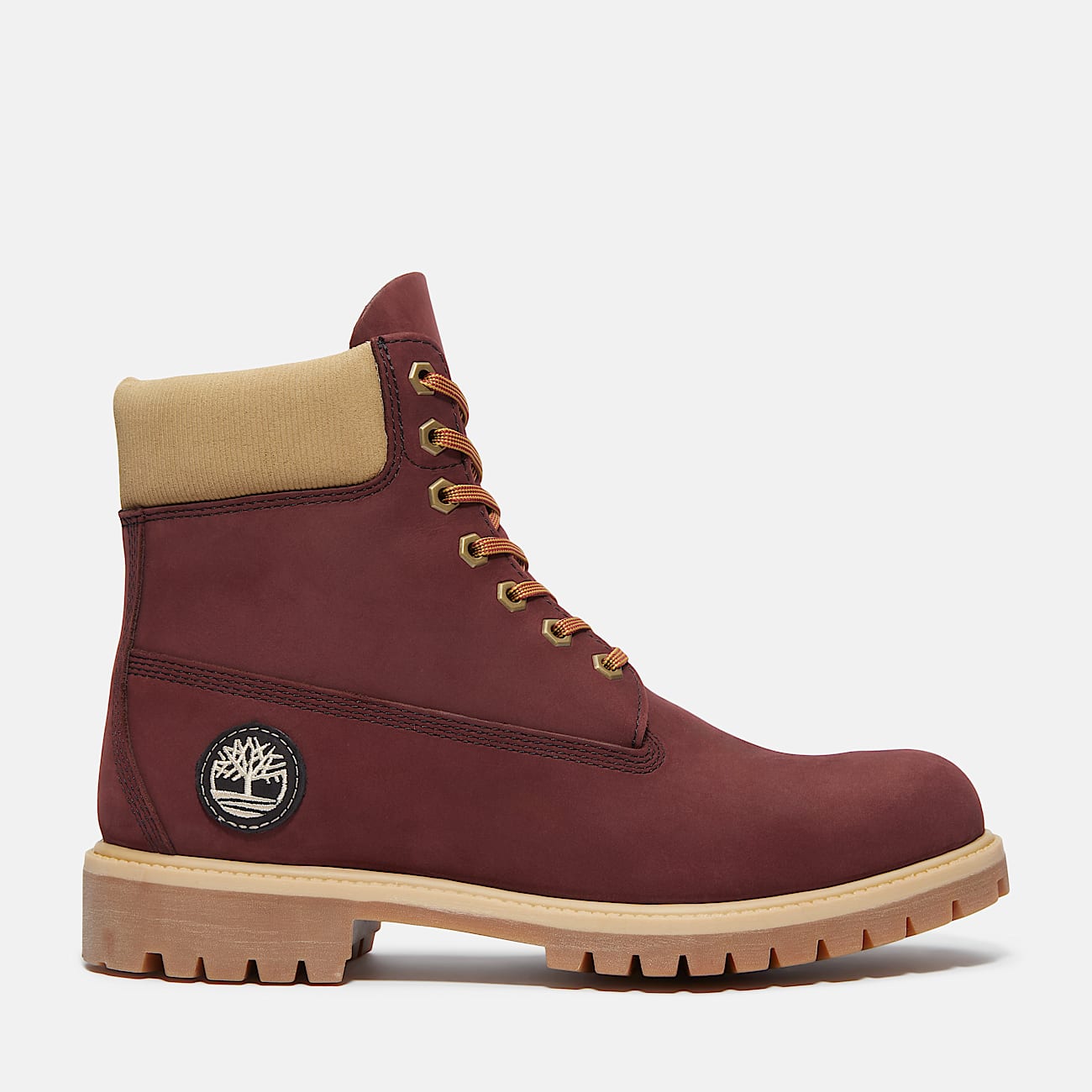 Timberland® Premium 6-Inch Waterproof Boot for Men in Burgundy - 1