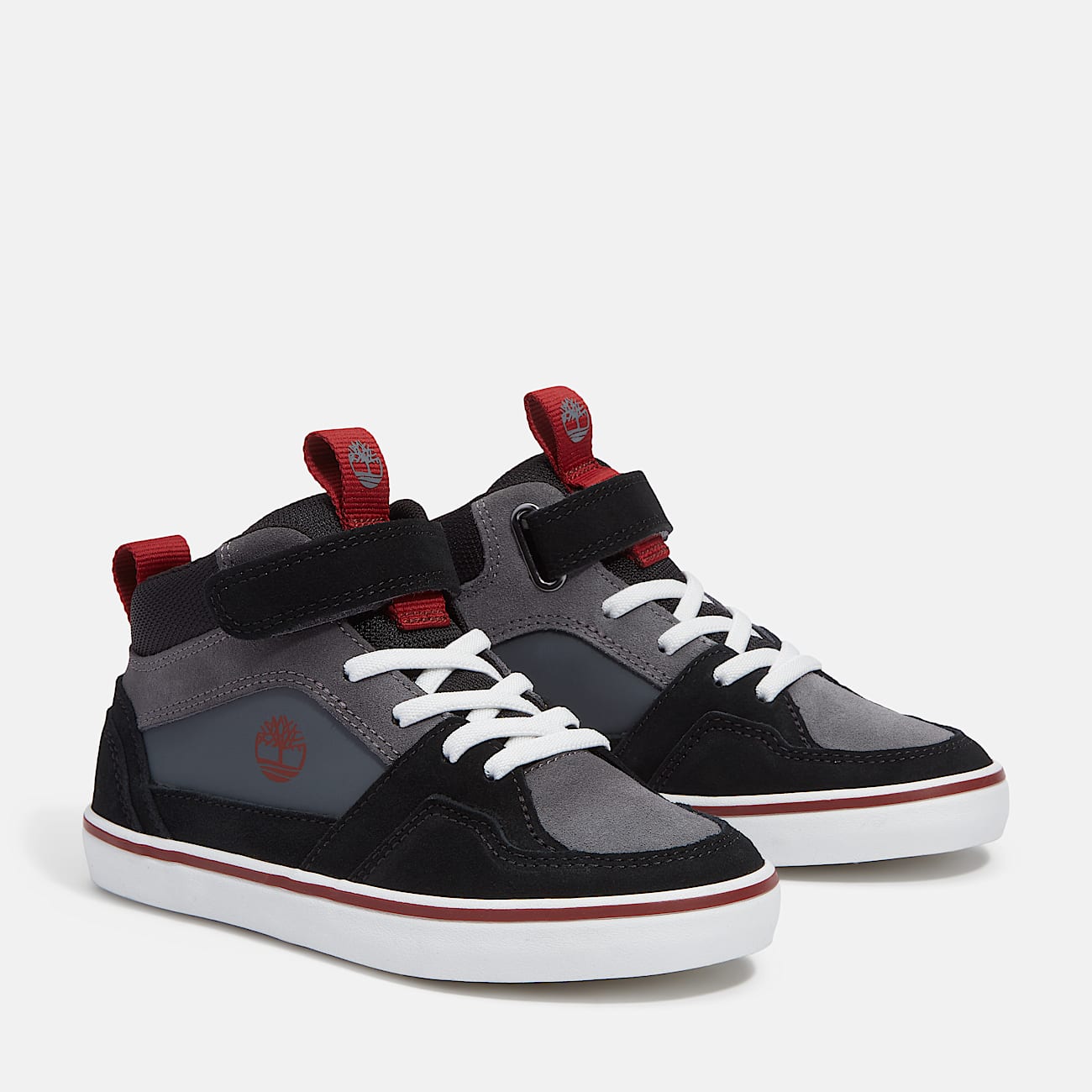 Stone Jump Hook-and-Loop Trainer for Youth in Dark Grey - 4