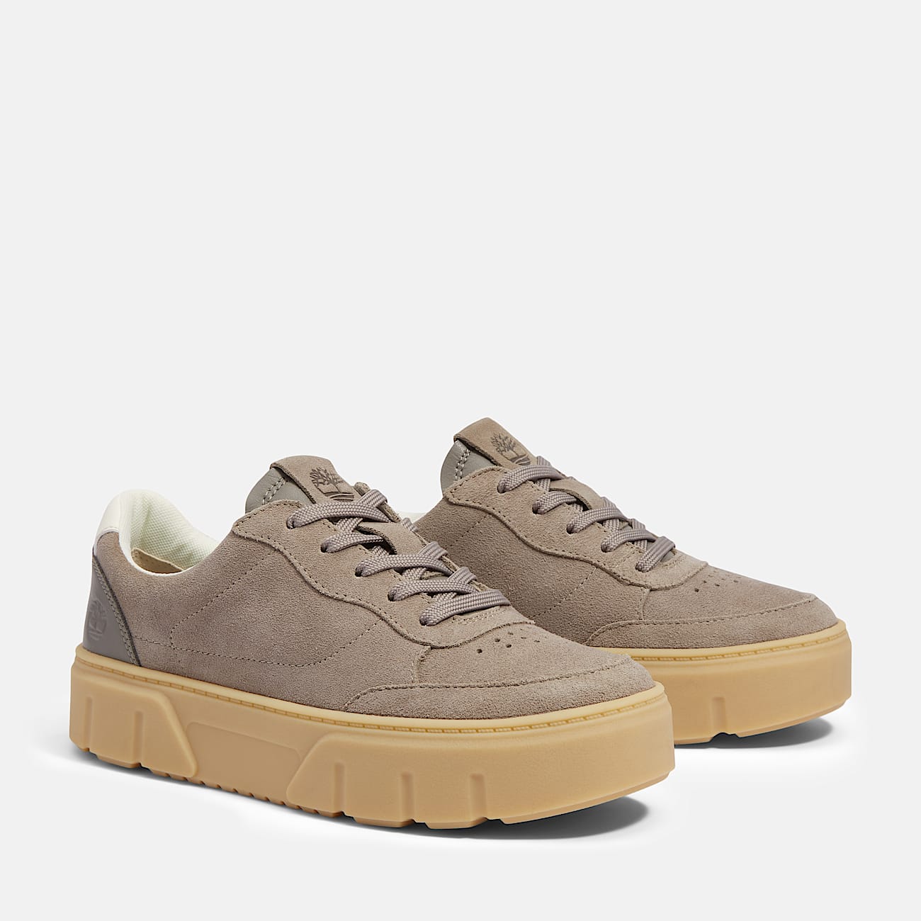 Basket à lacets Laurel Court pour femme en gris - 4