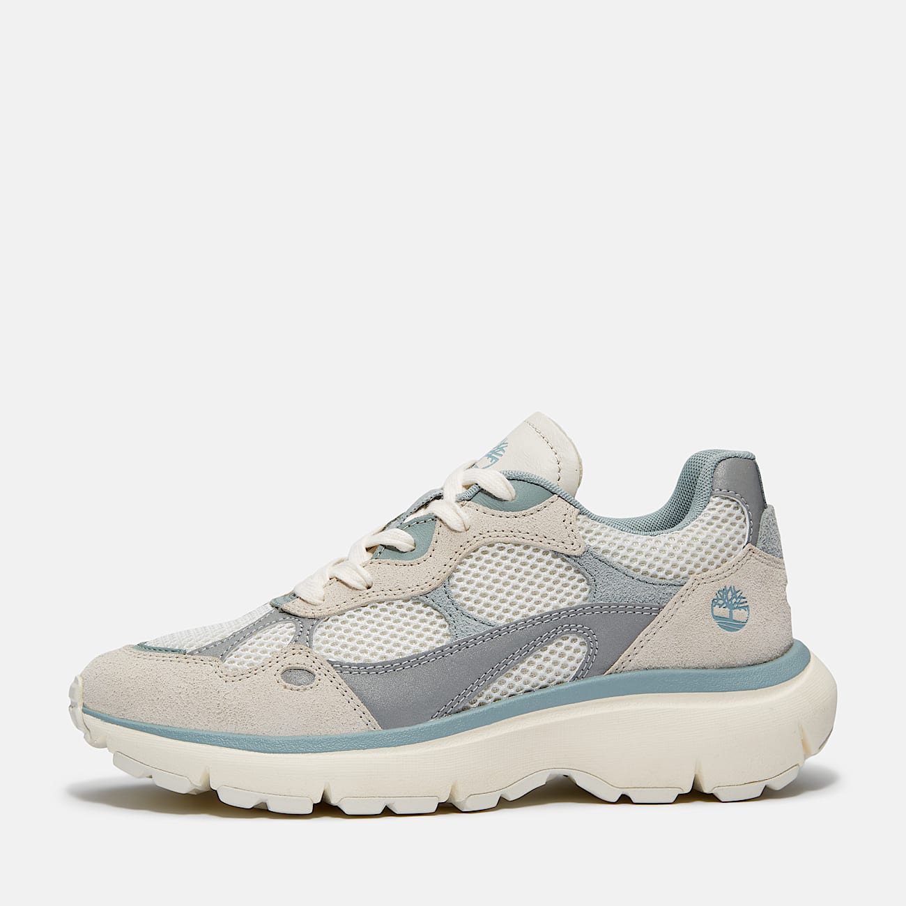 Sneaker Hazel Lane da Donna in beige/azzurro - 8