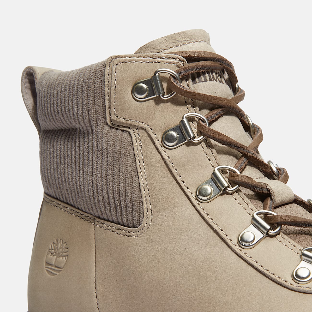 Stone Street Platform Boot for Women in Grey - 7