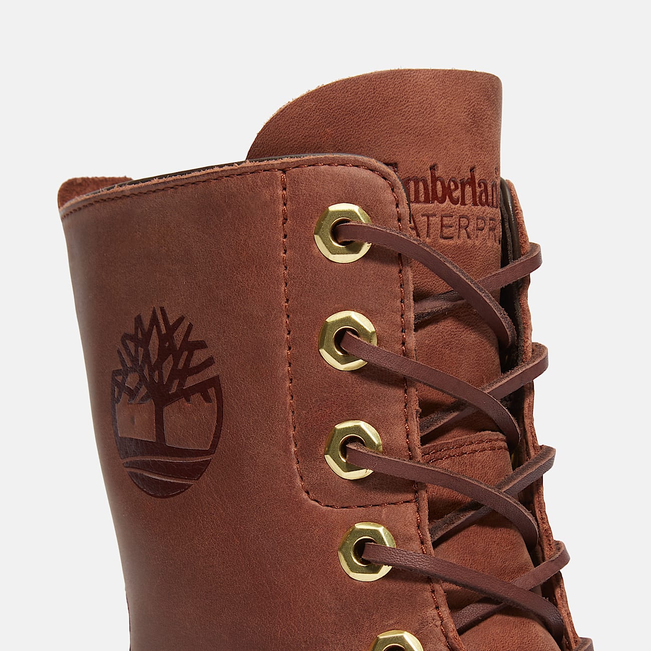 Timberland® Premium 8-Inch Waterproof Boot for Women in Brown - 7