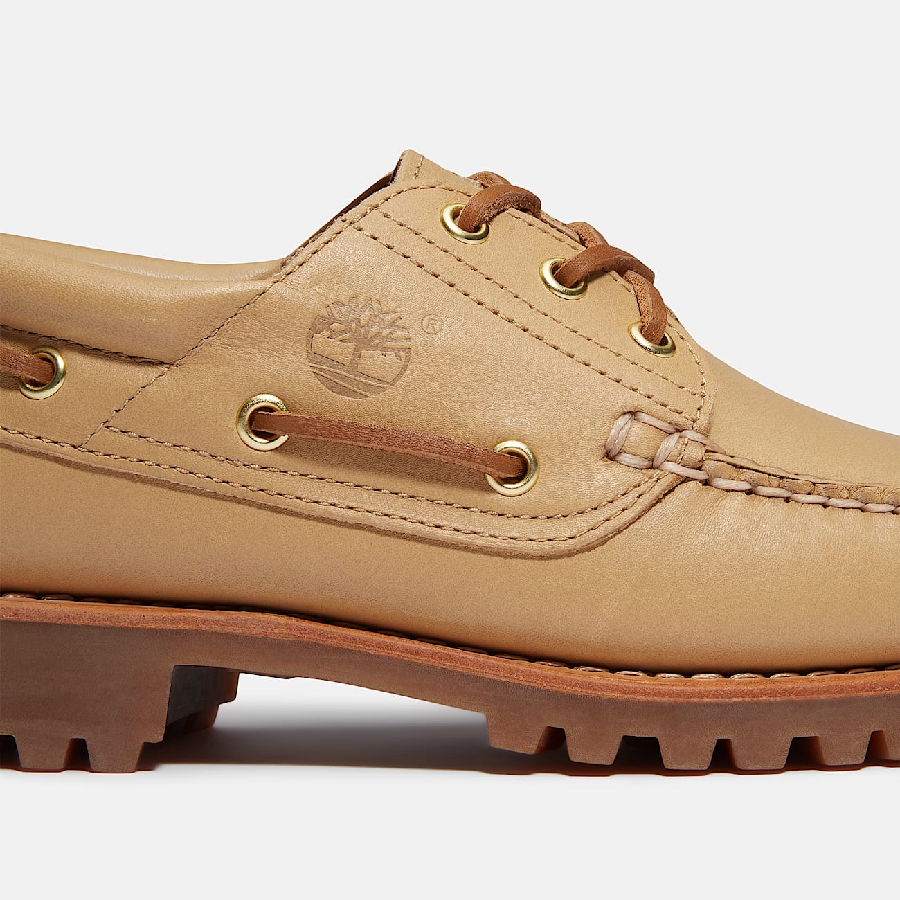 靴 Timberland 3eye classic lug Timberland Mens Authentics 3 Eye Classic Lug Brown 7.5