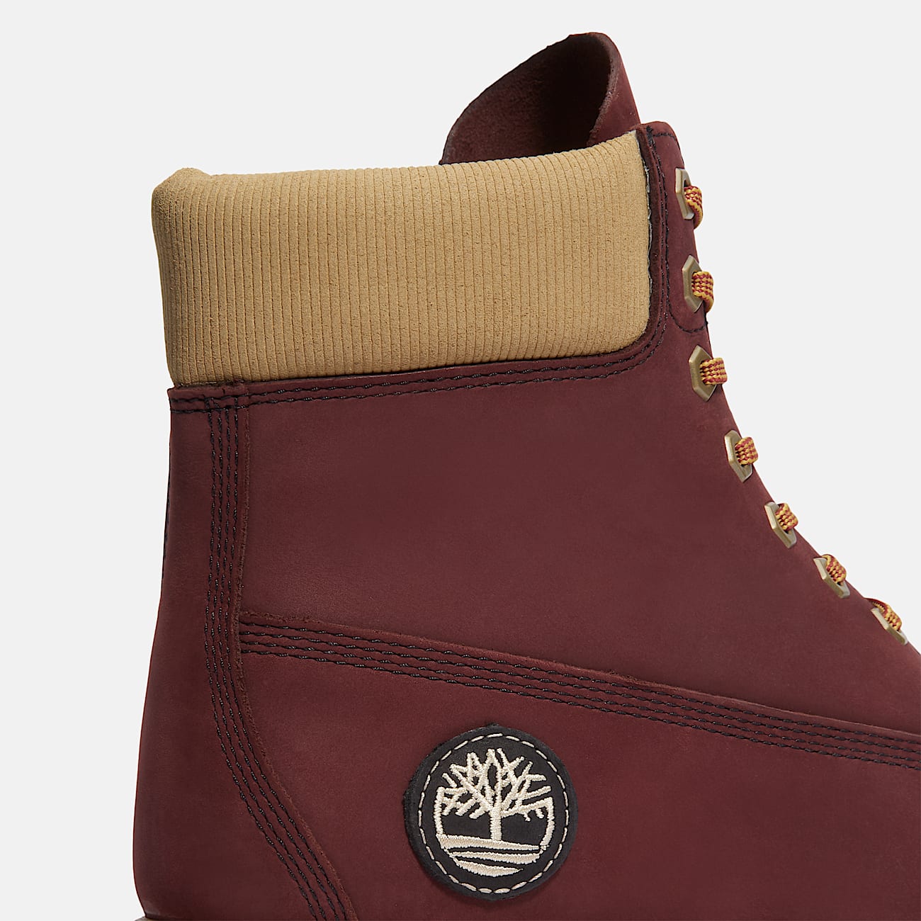 Timberland® Premium 6-Inch Waterproof Boot for Men in Burgundy - 7
