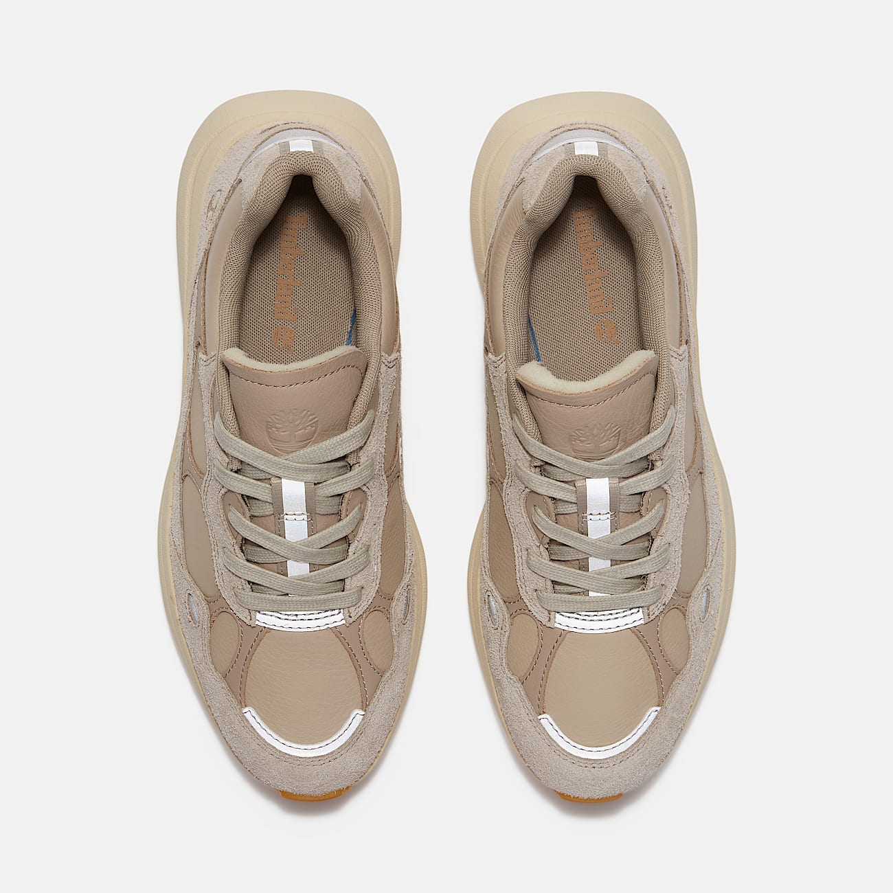 Sneaker Hazel Lane da Donna in beige chiaro - 2