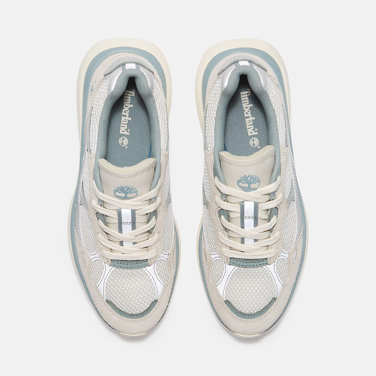 Sneaker Hazel Lane da Donna in beige/azzurro - 2
