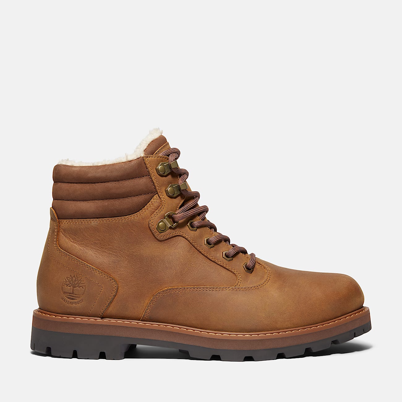 Botas impermeables con forro cálido Britton Road para hombre en marrón - 1