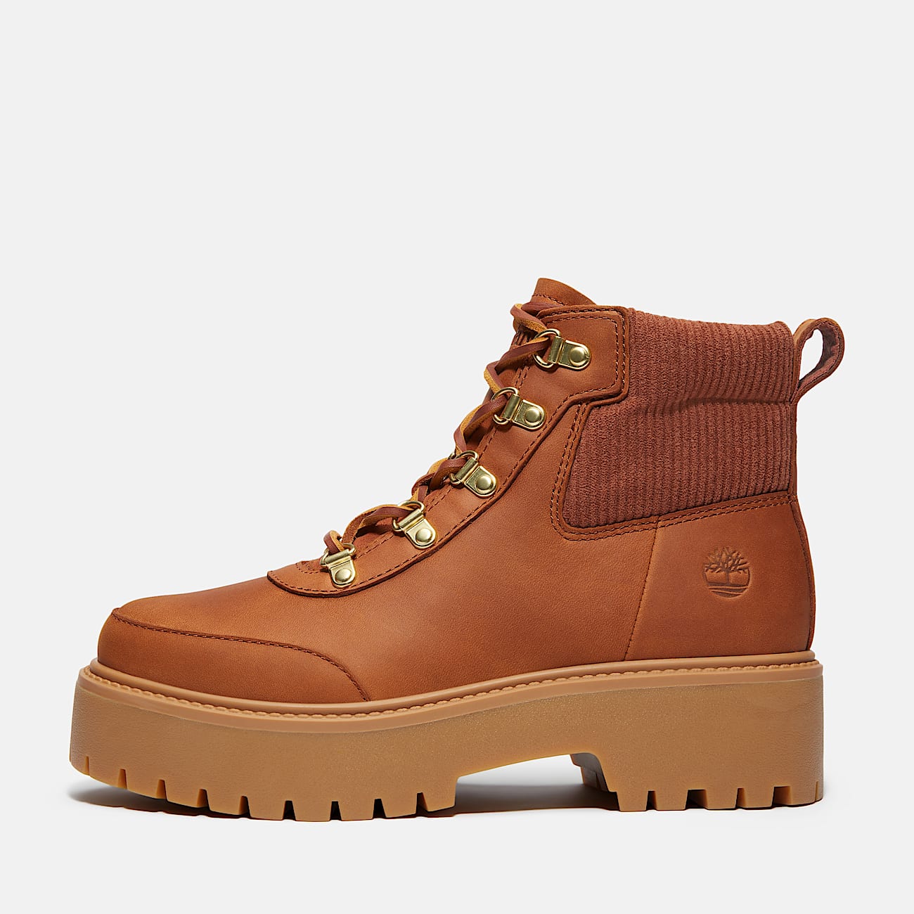 Stone Street Boot mit Plateausohle für Damen in Braun - 8