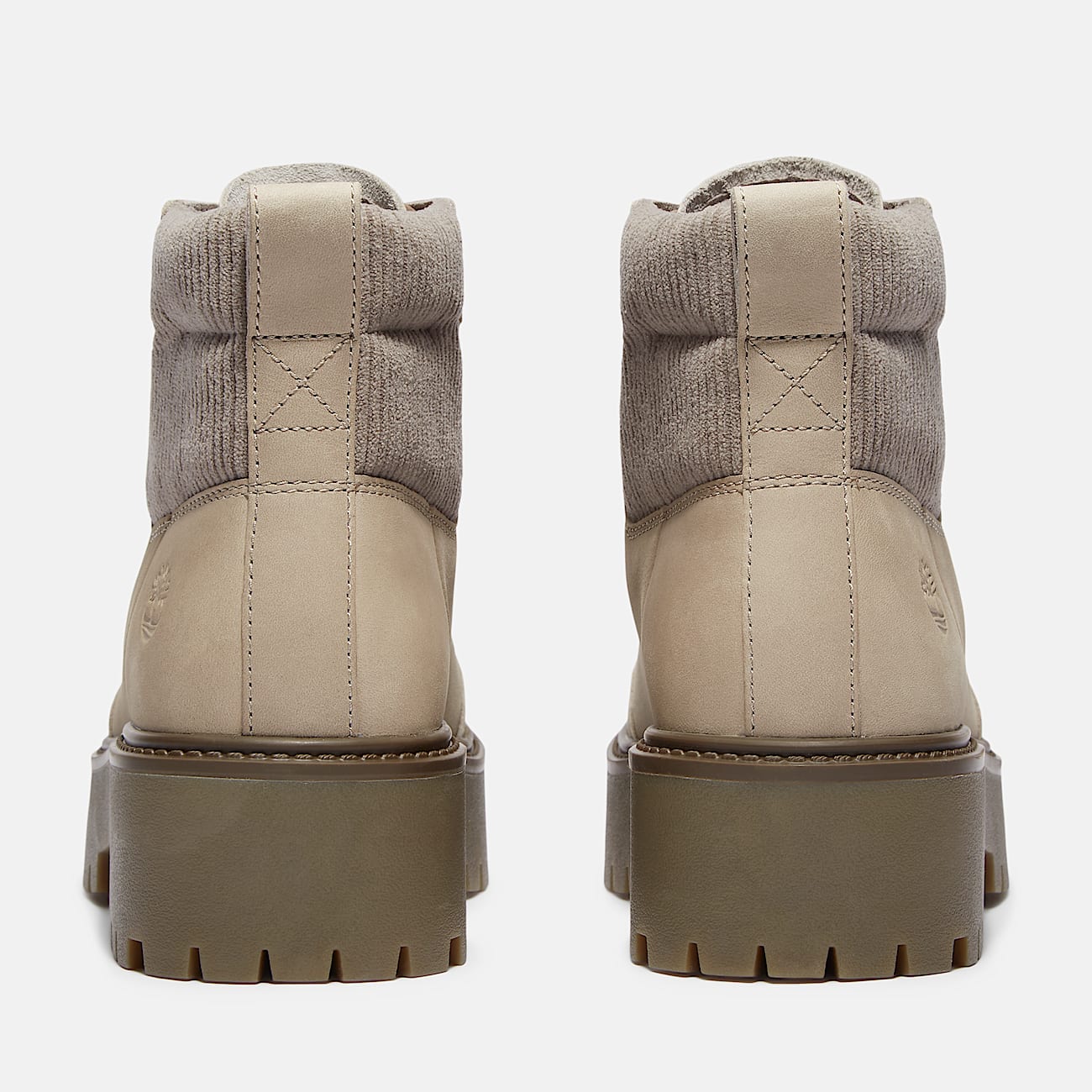 Stone Street Platform Boot for Women in Grey - 5