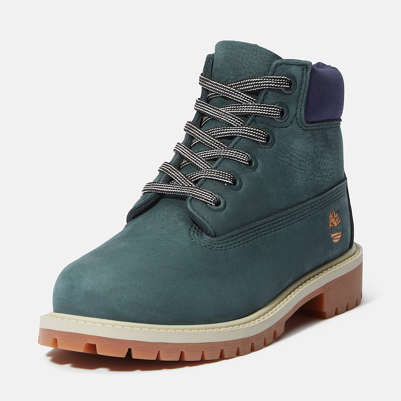 Timberland® Premium 6-Inch Waterproof Boot for Youth in Dark Green - 9
