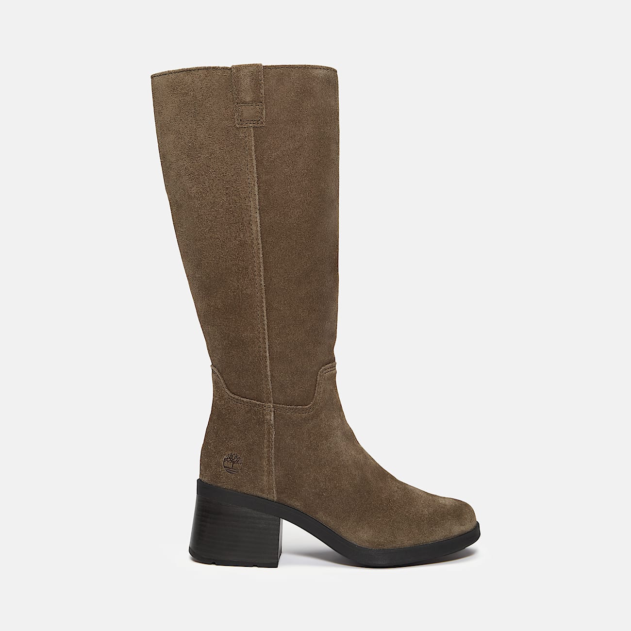 Bota de Cano Alto com Fecho de Correr Bellevaux para Mulher em castanho-escuro - 1
