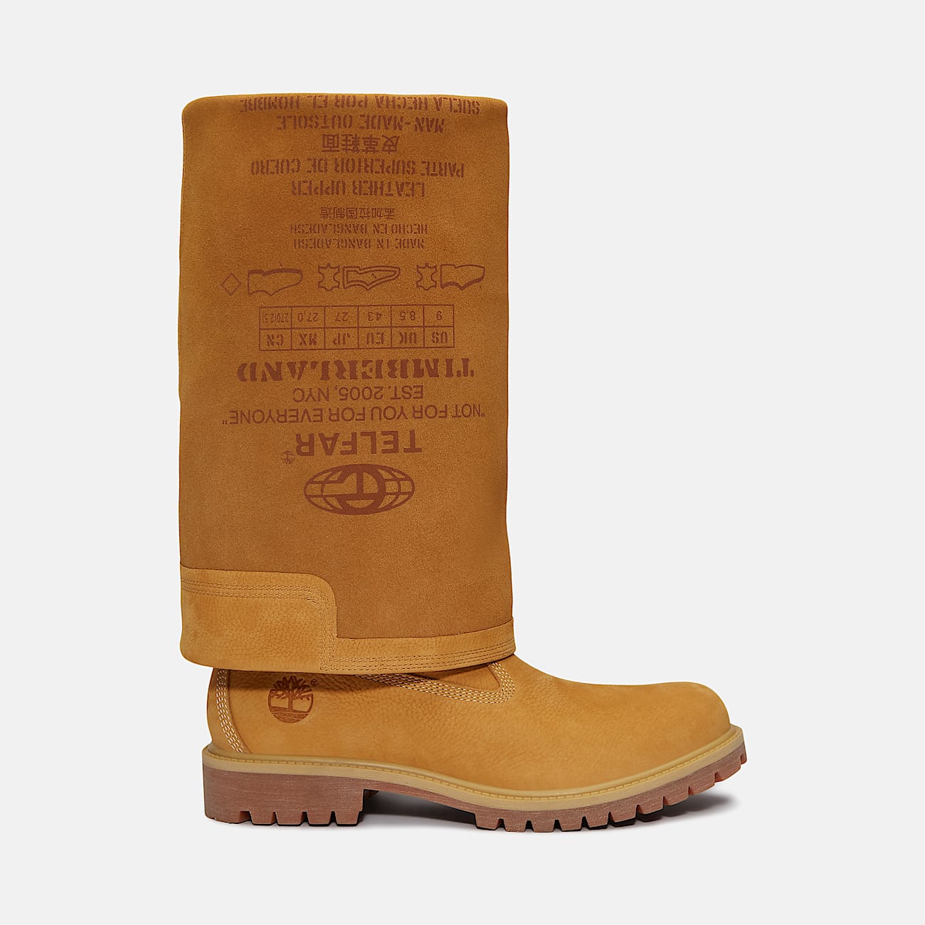 Timberland® x Telfar Tall Premium Pull-On Boot in Yellow - 10