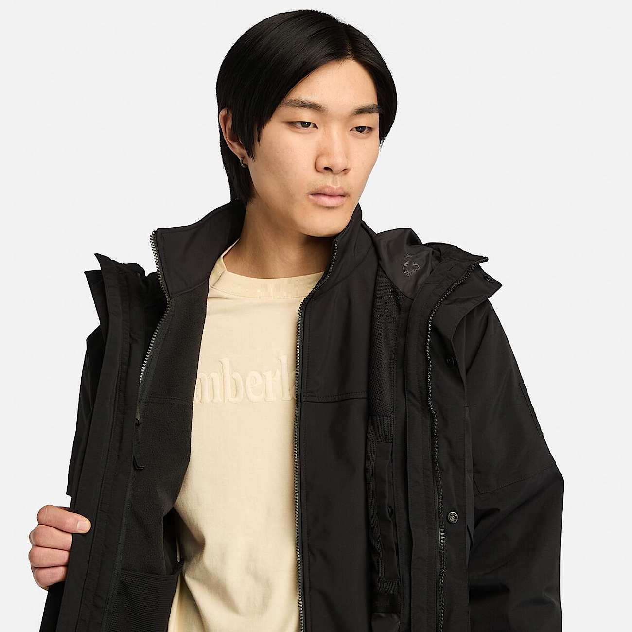 Chaqueta impermeable Winnick 3 en 1 para hombre en negro - 3