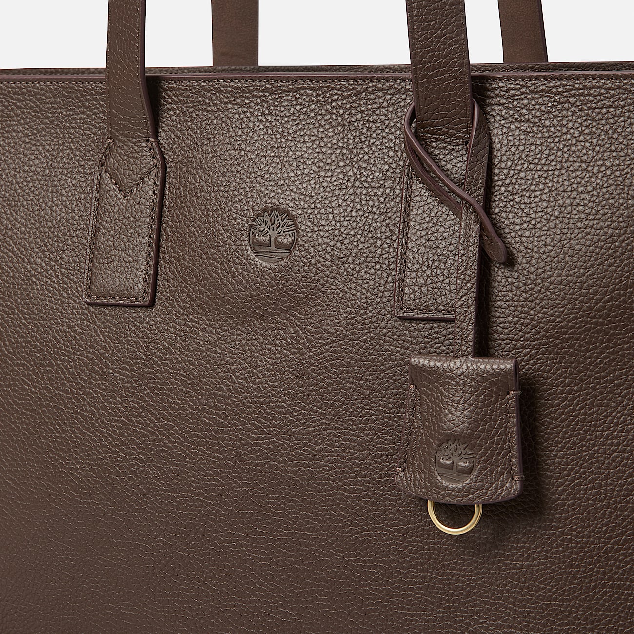 Borsa Tote in Pelle Tuckerman in marrone scuro - 4