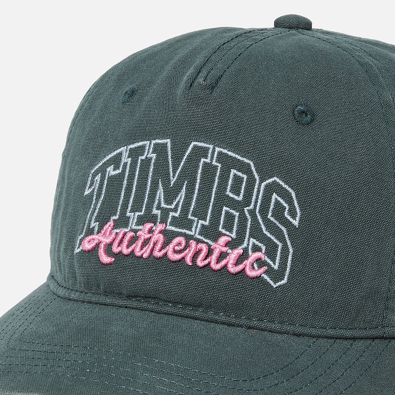 Collegiate Baseball Cap for Women in Dark Green - 3