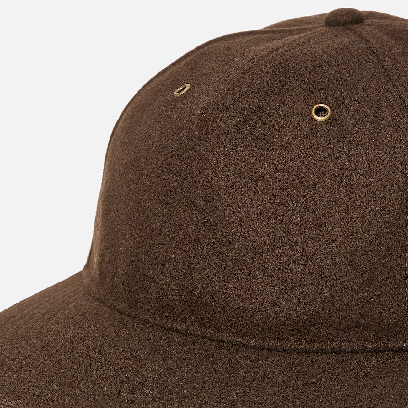 Casquette de baseball en laine en marron - 3