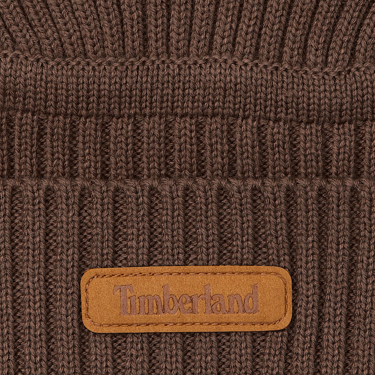 Gulf Beach Ribbed Beanie in Brown - 3