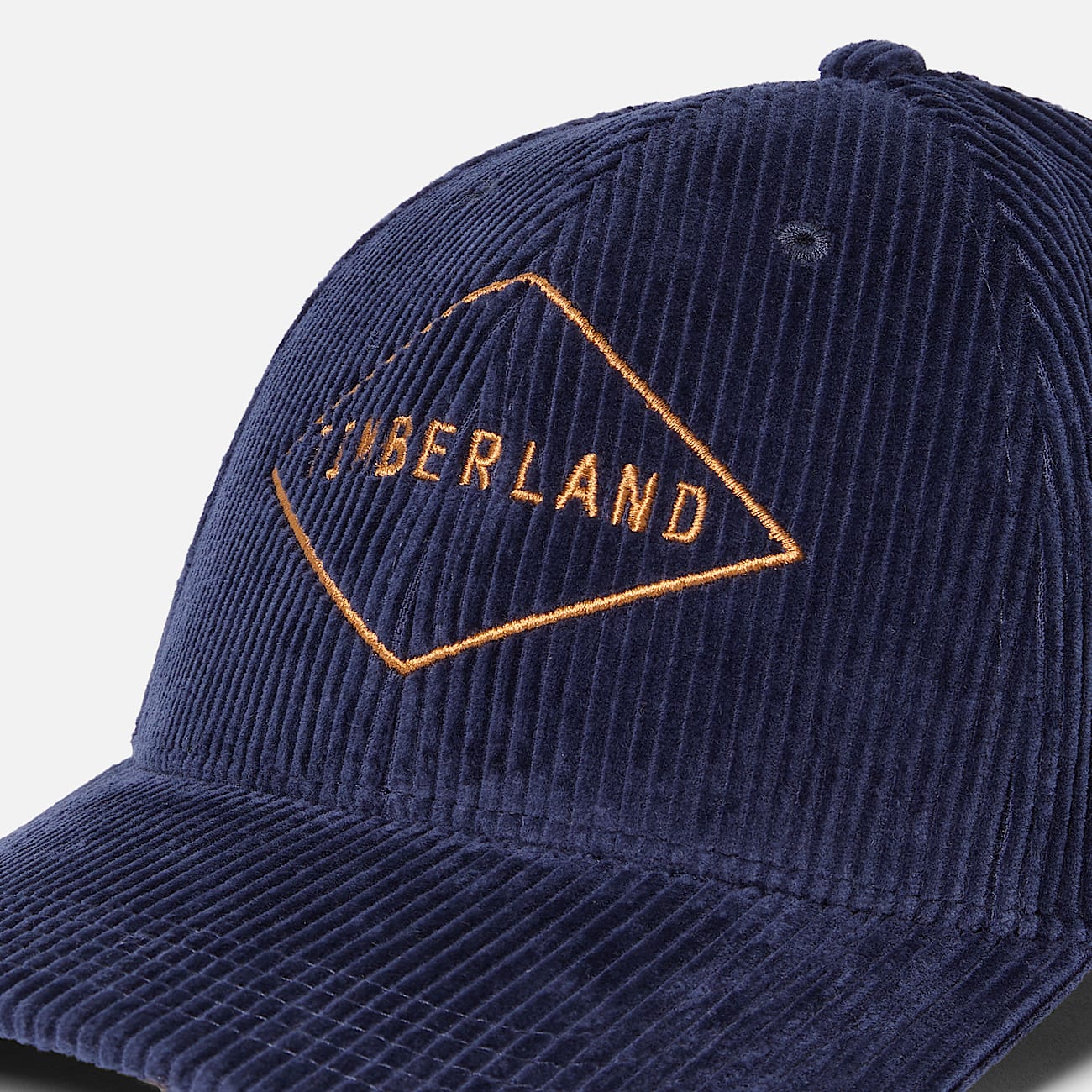 Corduroy Baseball Cap in Dark Blue - 3