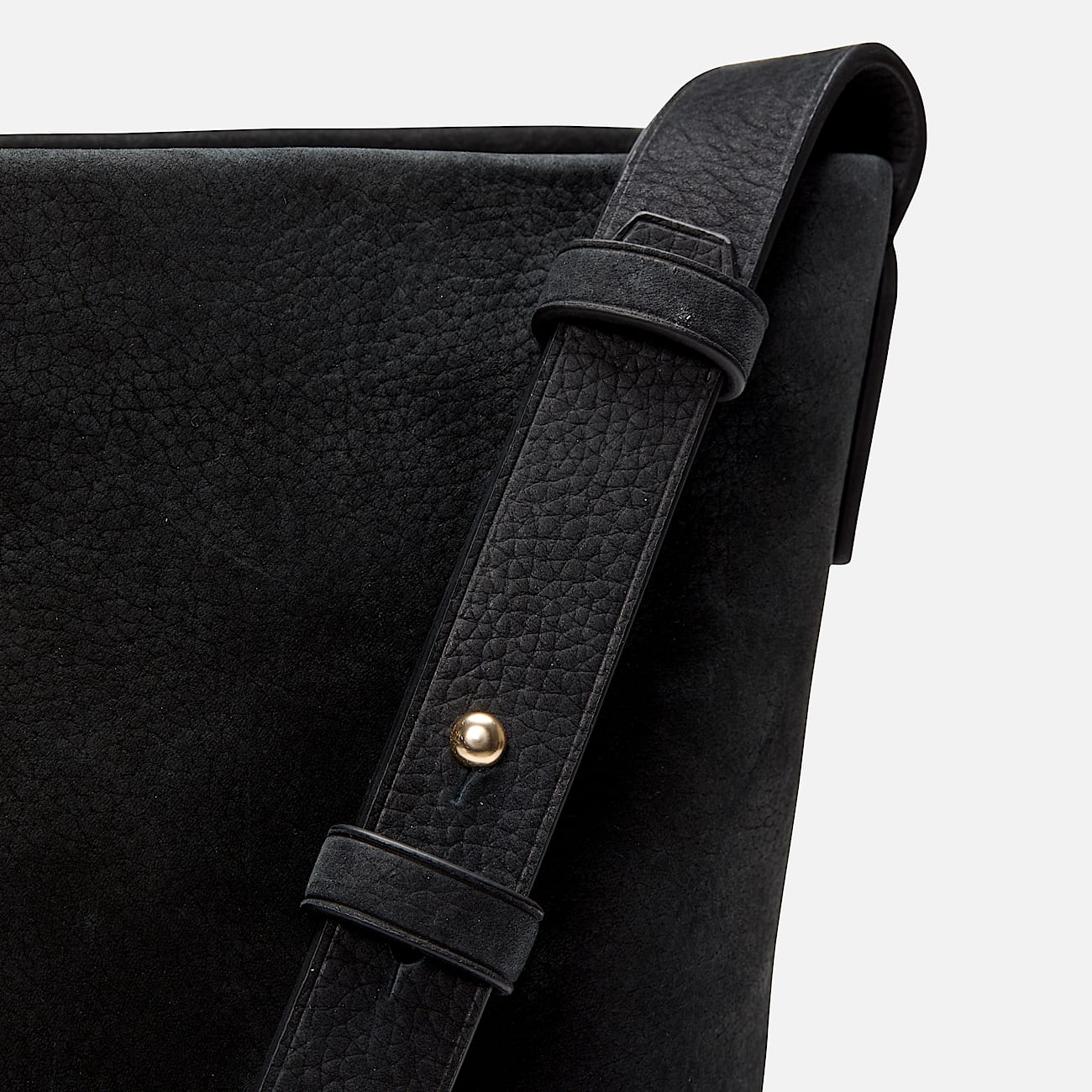 Borsa Monospalla in Morbida Pelle in colore nero - 4