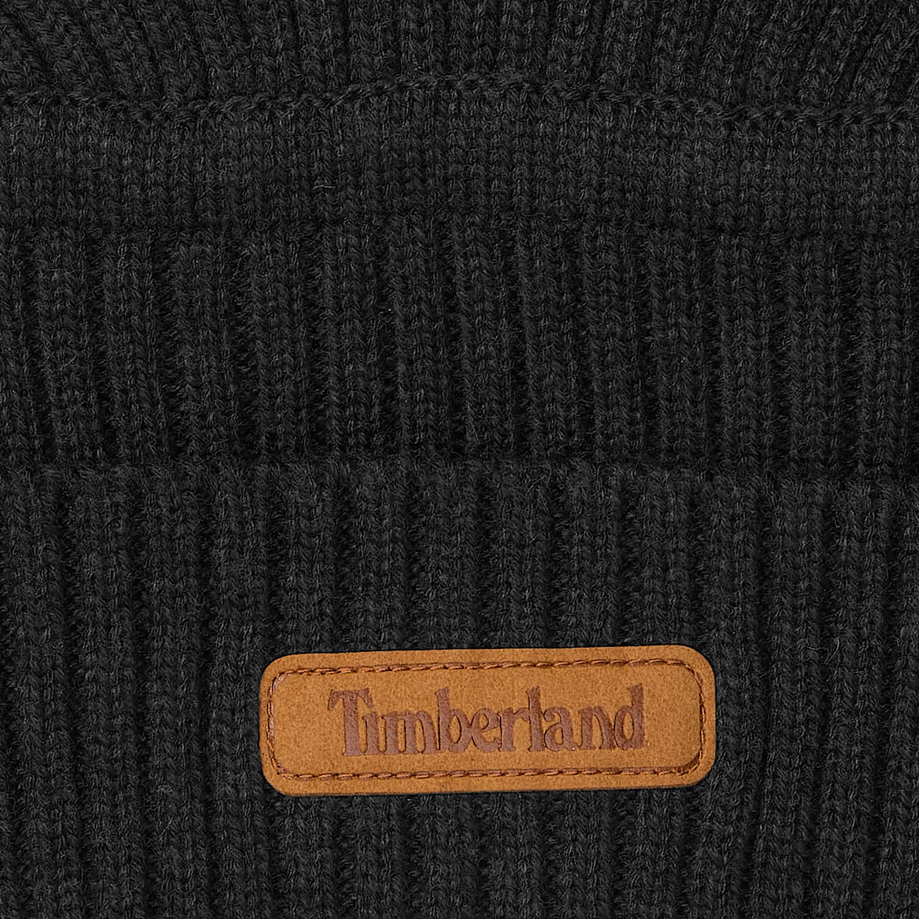 Gulf Beach Rippstrickmütze in Schwarz - 3