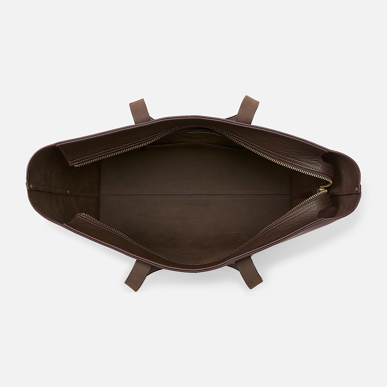 Borsa Tote in Pelle Tuckerman in marrone scuro - 2