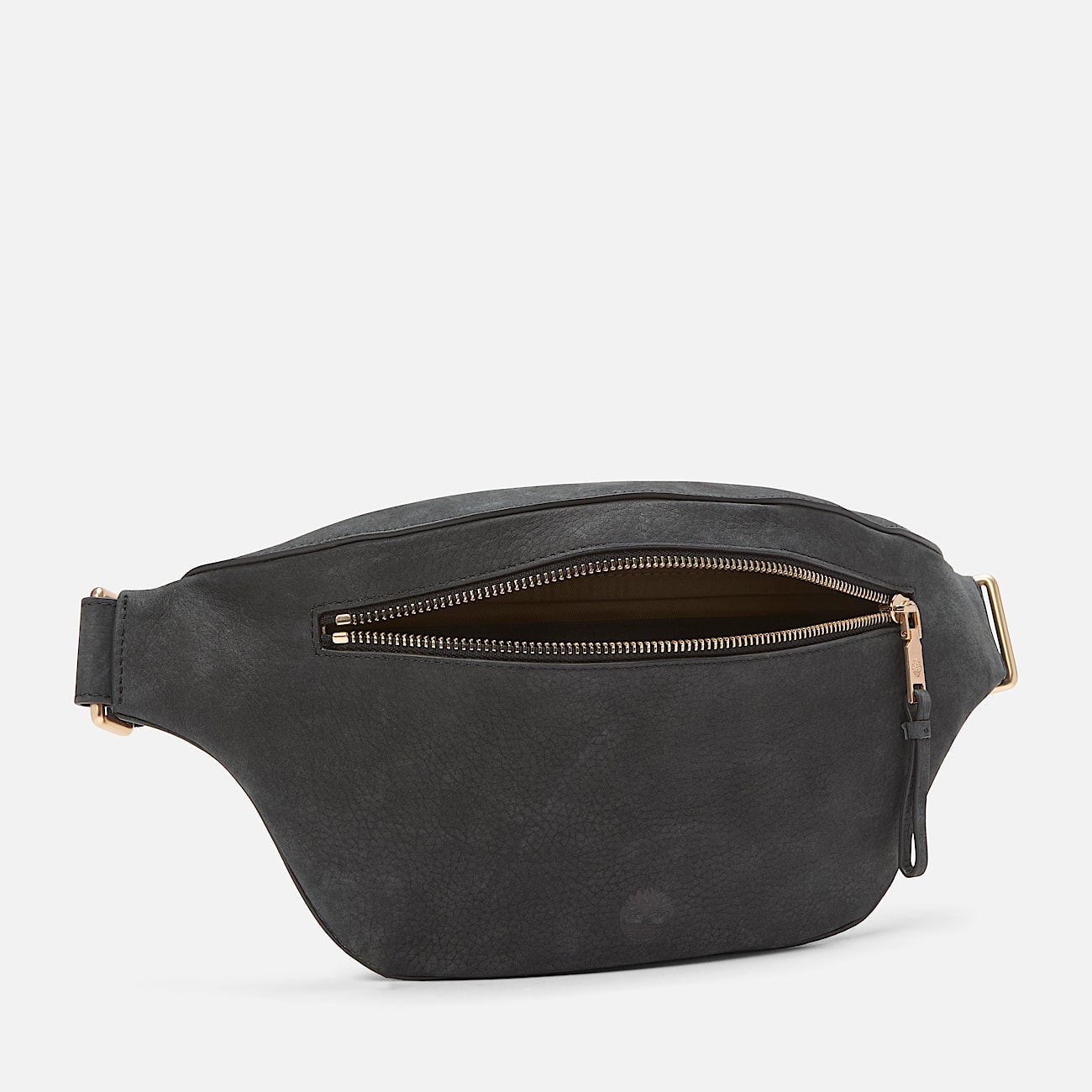 Schultertasche aus weichem Leder in Schwarz - 2