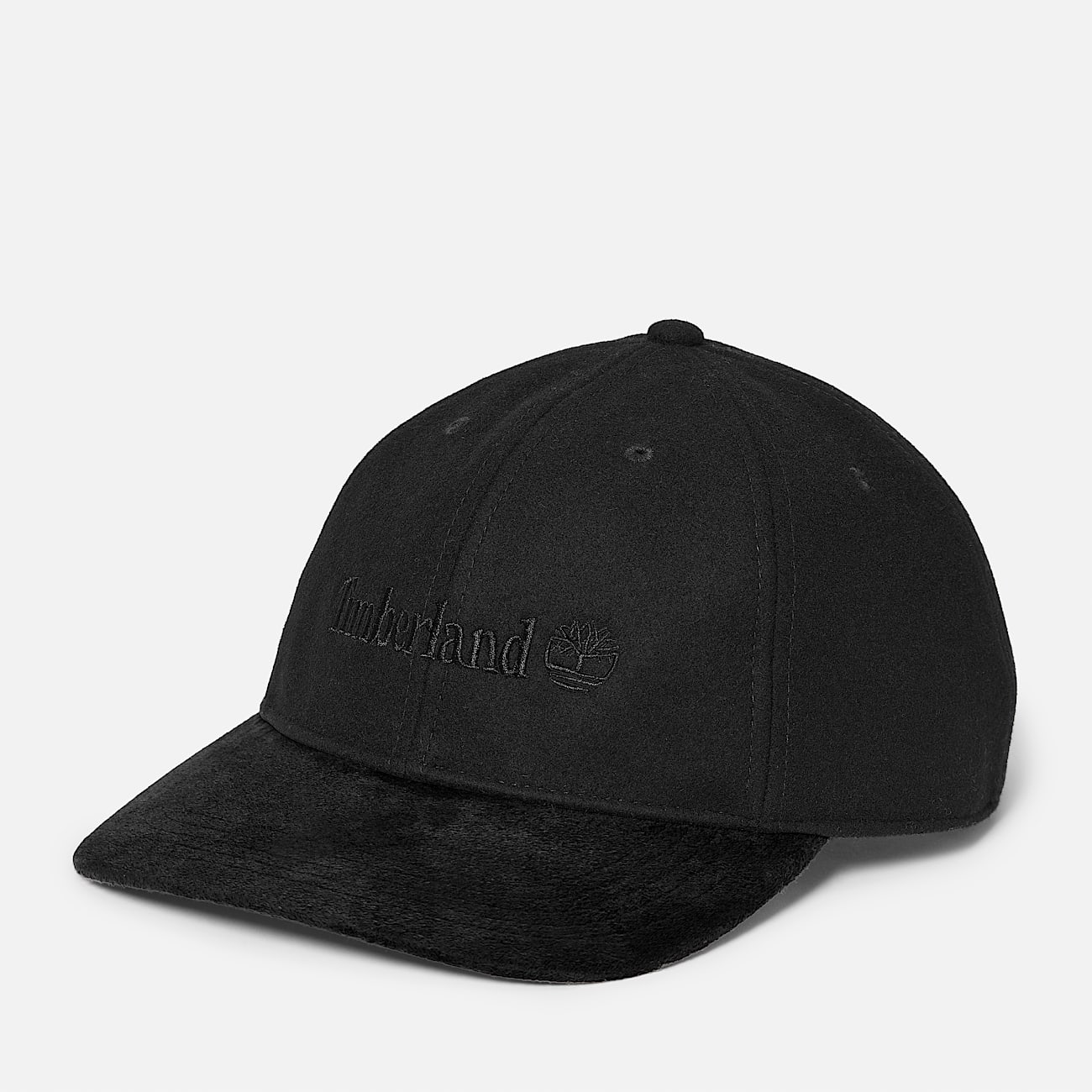 Baseballcap aus Wolle in Schwarz - 1