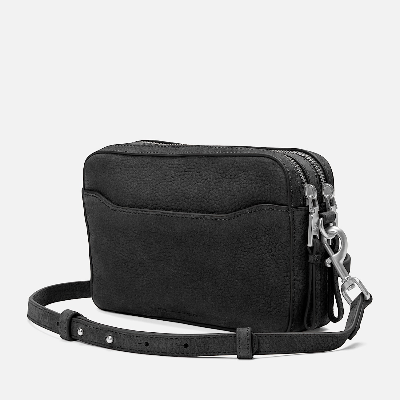Sacoche pour appareil photo en cuir souple en noir - 3
