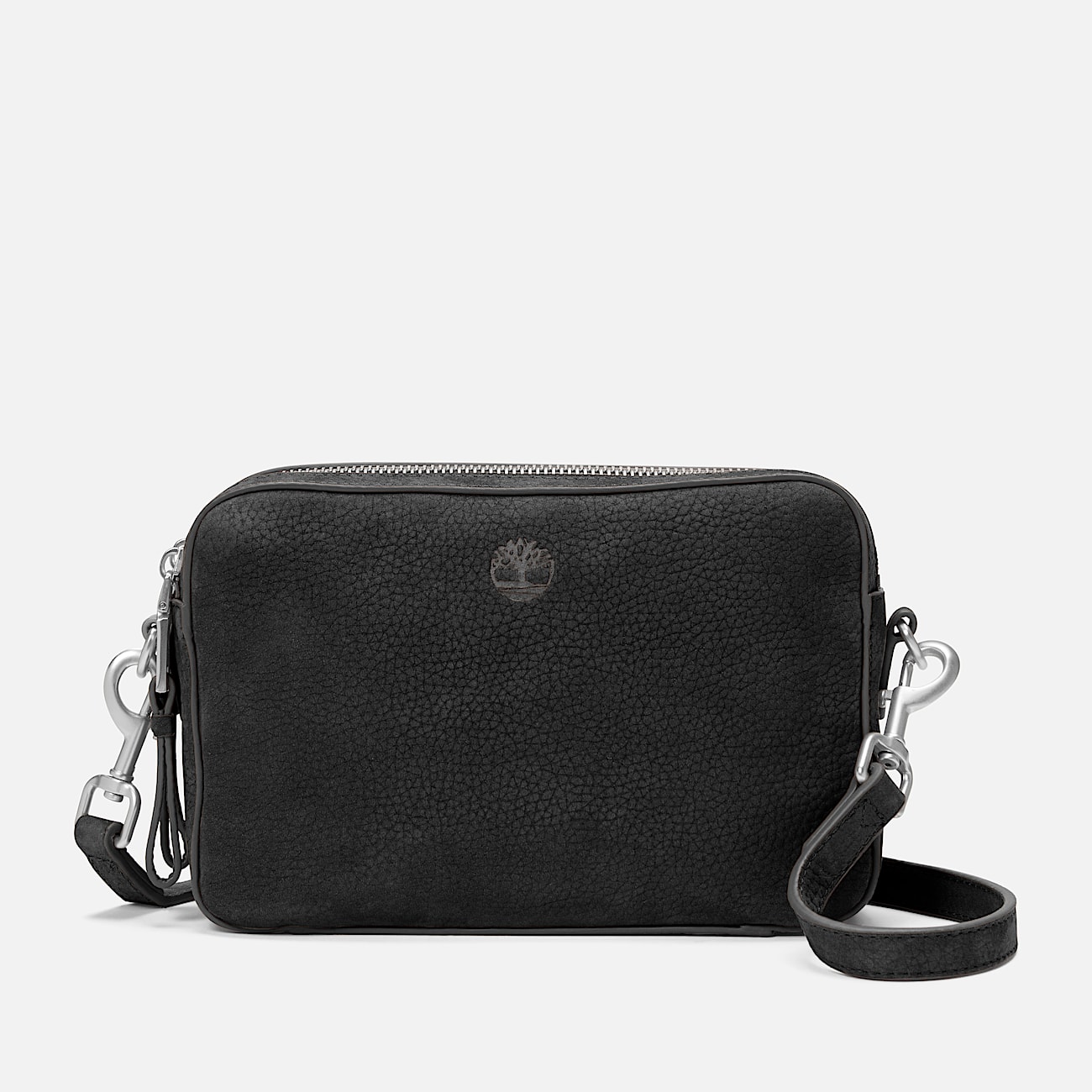Sacoche pour appareil photo en cuir souple en noir - 1