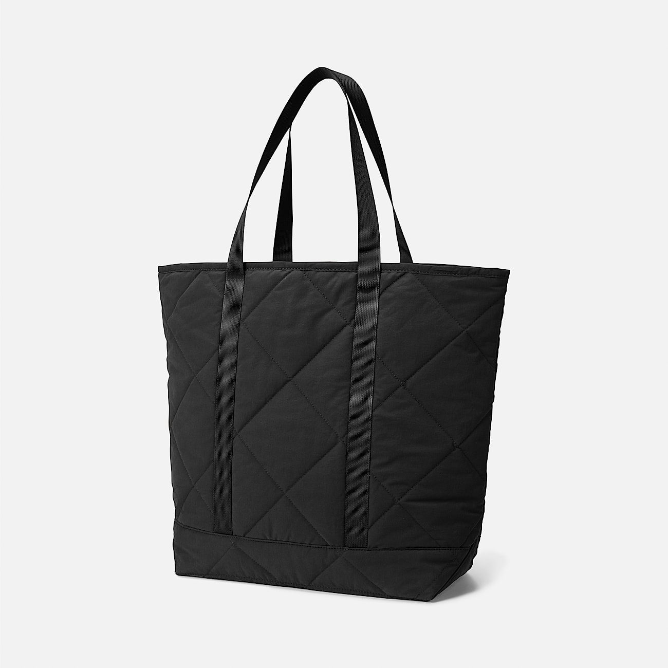 Quilted Easy Tote in Black - 3