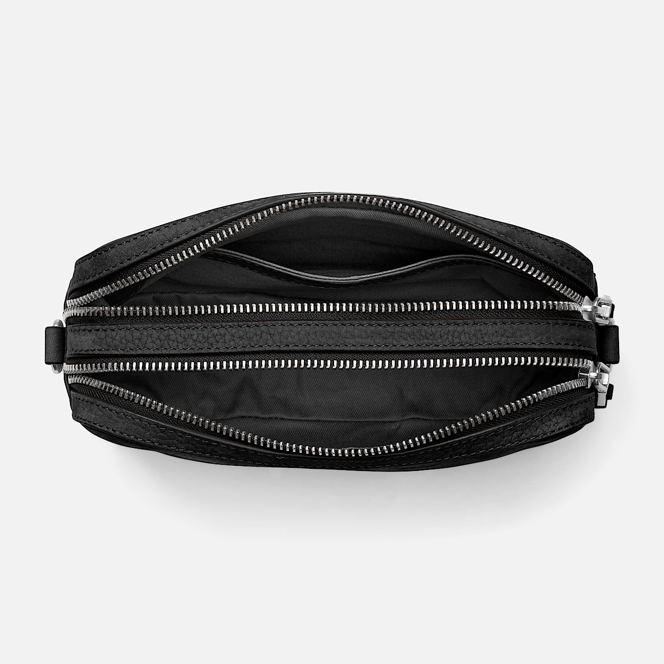 Sacoche pour appareil photo en cuir souple en noir - 2