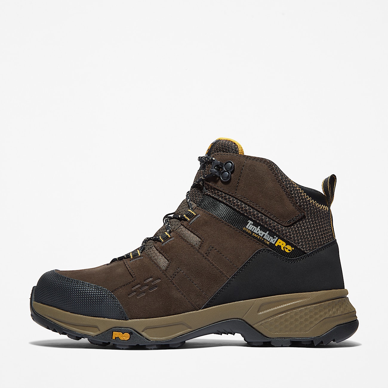 Bottine de travail à bout en acier Switchback pour homme en marron - 8