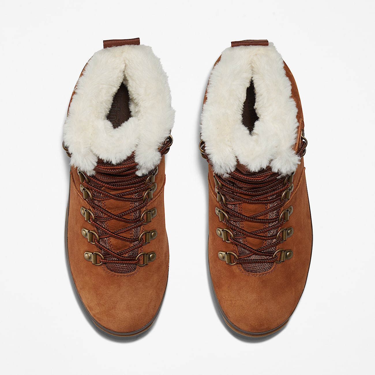 Euro Hiker Faux Fur Lined Boot for Women in Brown - 2