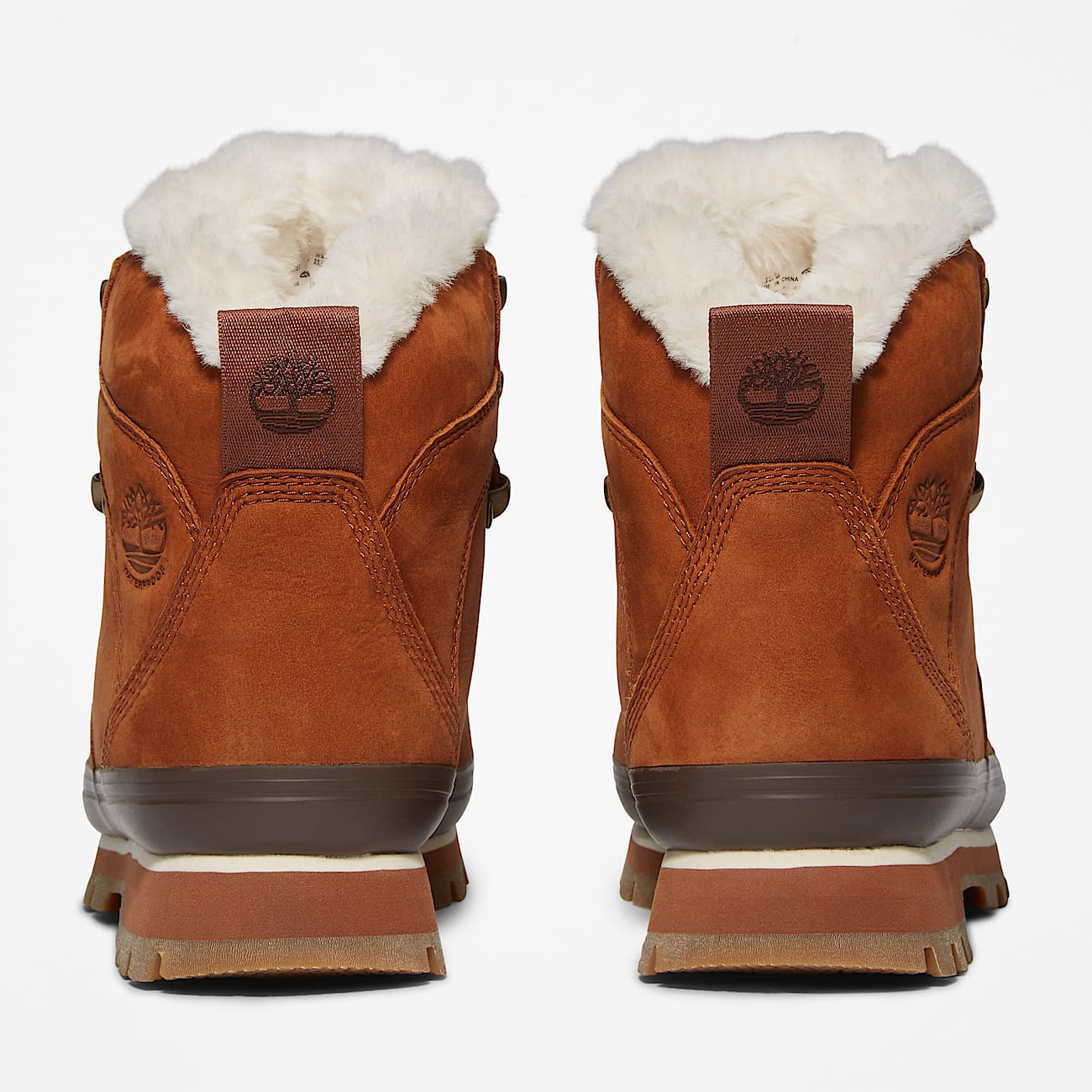 Euro Hiker Faux Fur Lined Boot for Women in Brown - 5