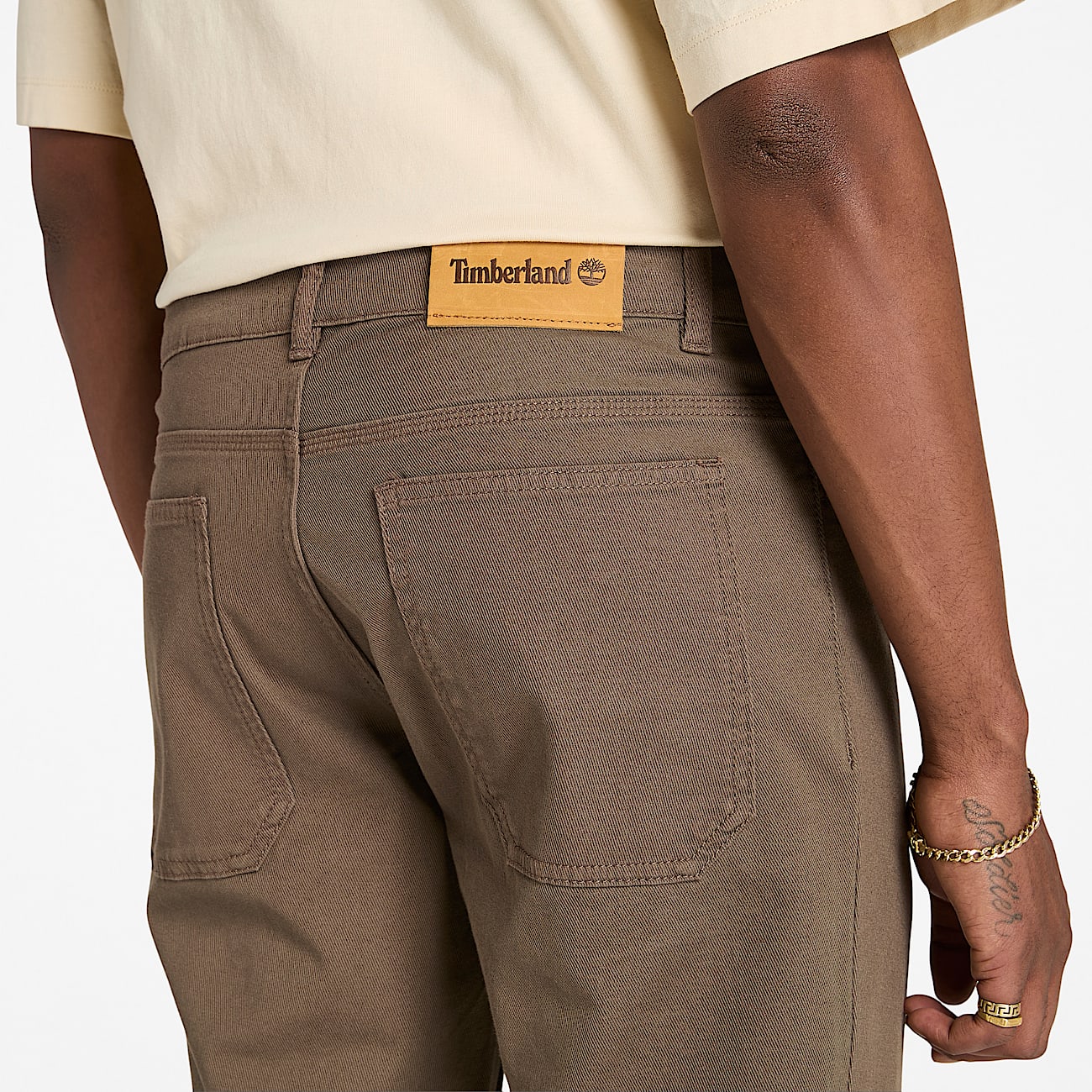 Sandown 5-Pocket Trouser for Men in Brown - 3