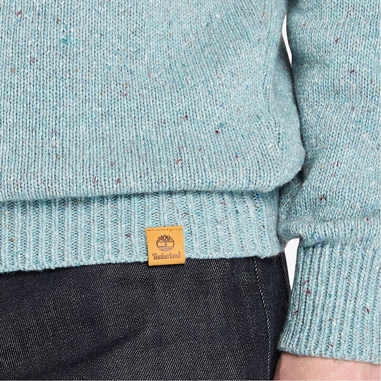 Pull jacquard pour homme en gris - 4