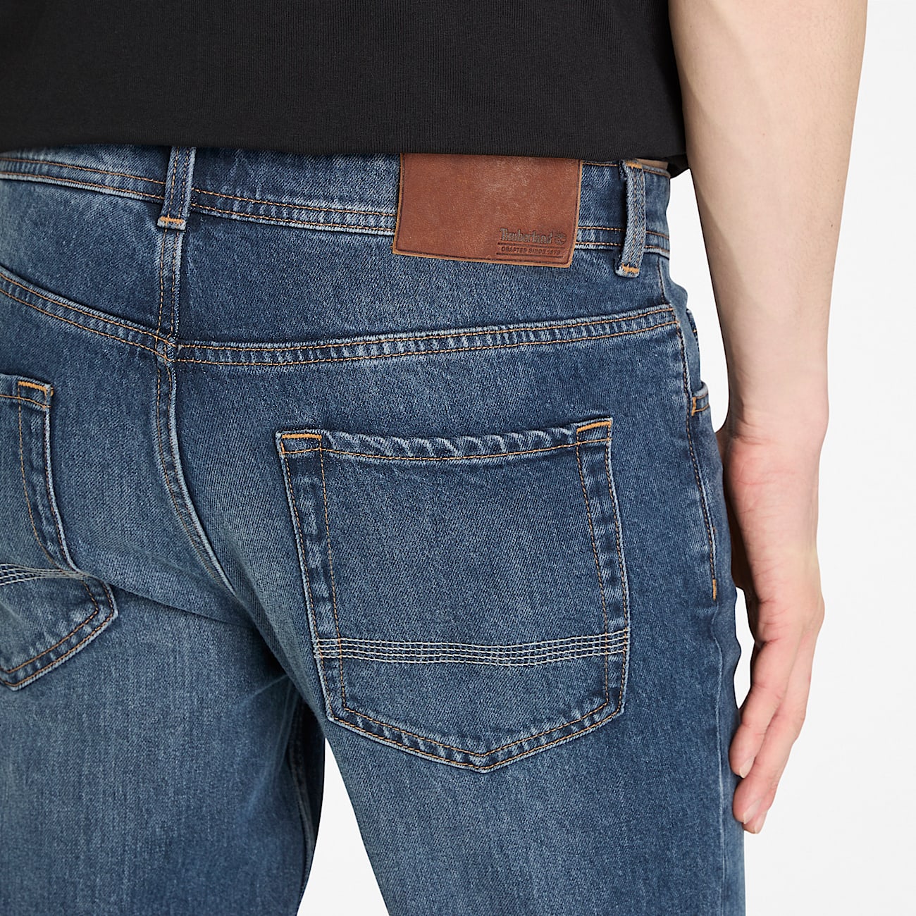 Jeans Sandown a Gamba Dritta da Uomo in blu - 3