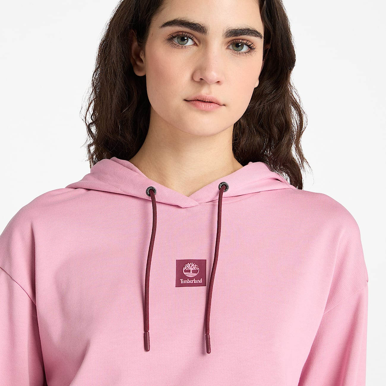 Exeter River Brushedback Crewneck Sweatshirt for Women in Pink - 3