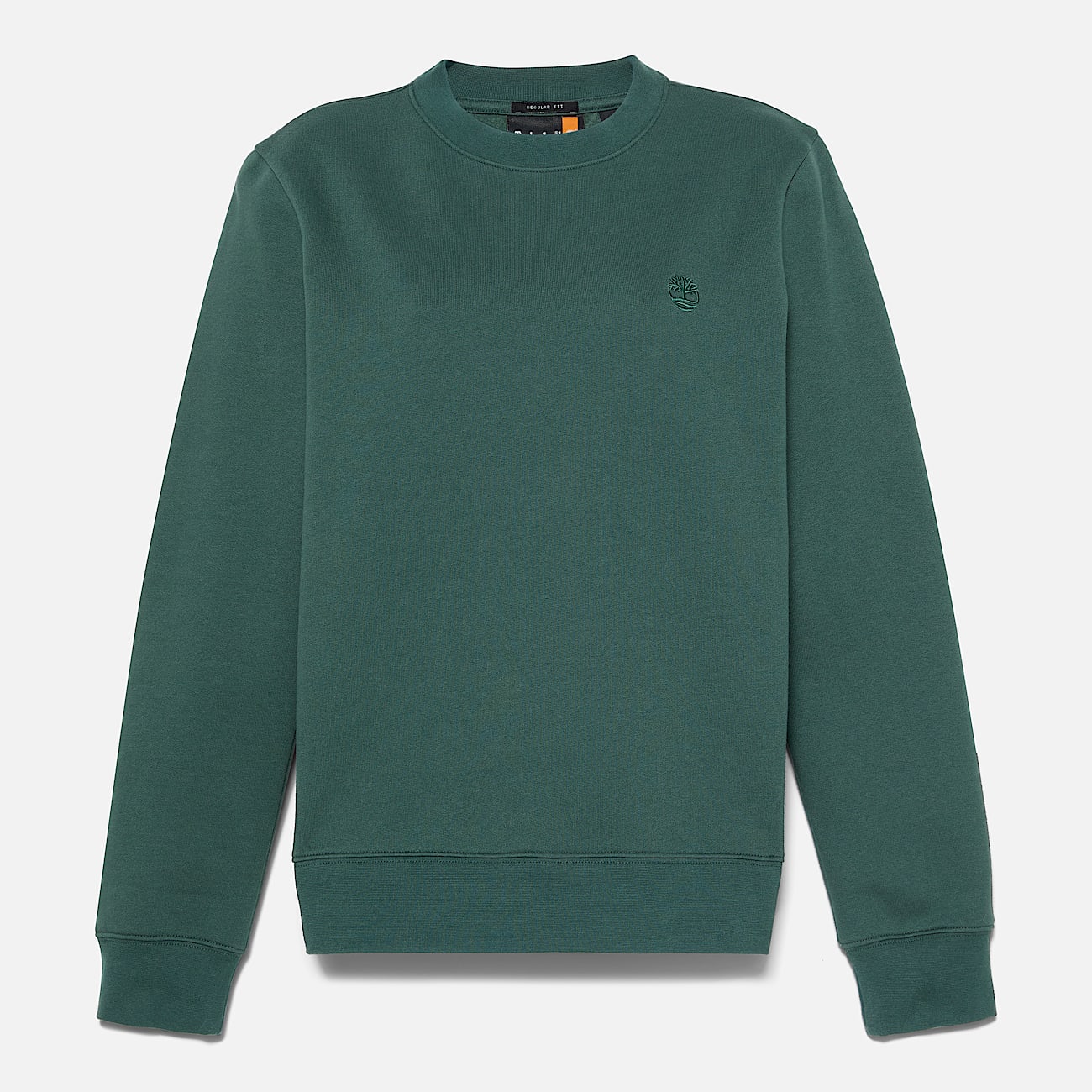 Sweat à col rond et envers brossé Exeter River pour femme en vert foncé - 5