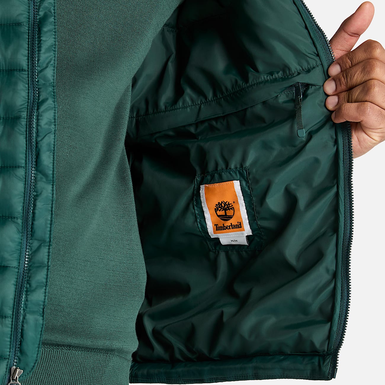 Axis Peak Durable Water-Repellent Jacket for Men in Dark Green - 3