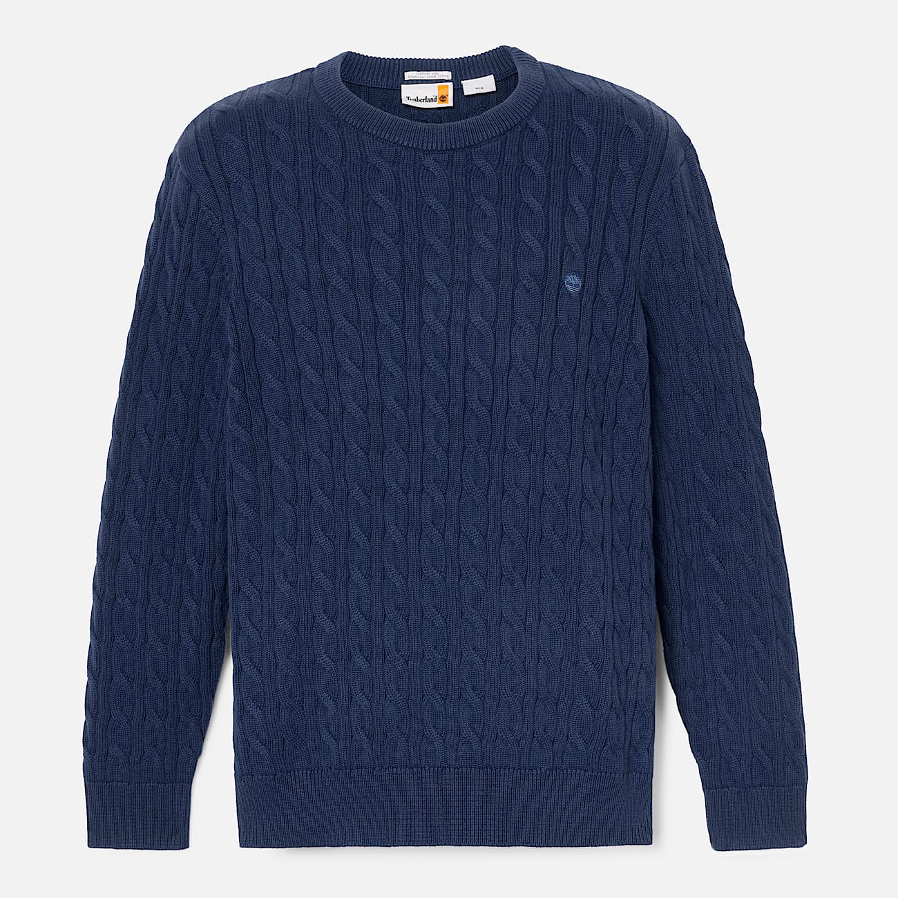 Williams River Crewneck Cable-knit Jumper for Men in Dark Blue - 5