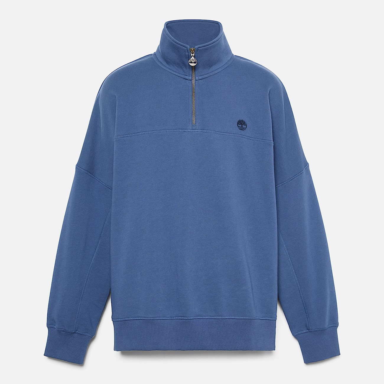 Quarter-Zip Sweatshirt for Men in Dark Blue - 5