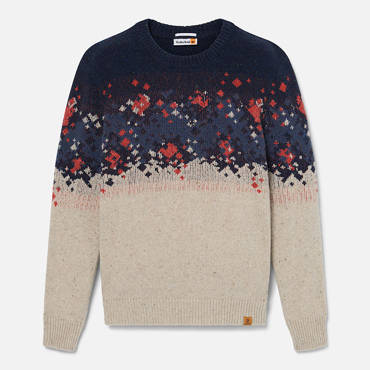 Fair Isle Jumper for Men in Beige - 5