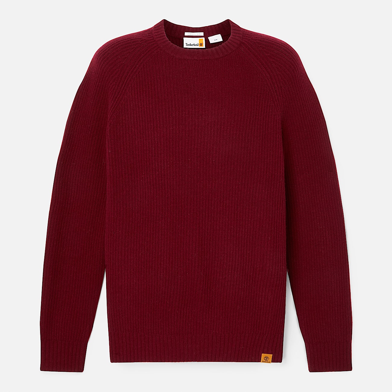 Phillips Brook Raglan Sleeve Crewneck Jumper for Men in Burgundy - 5