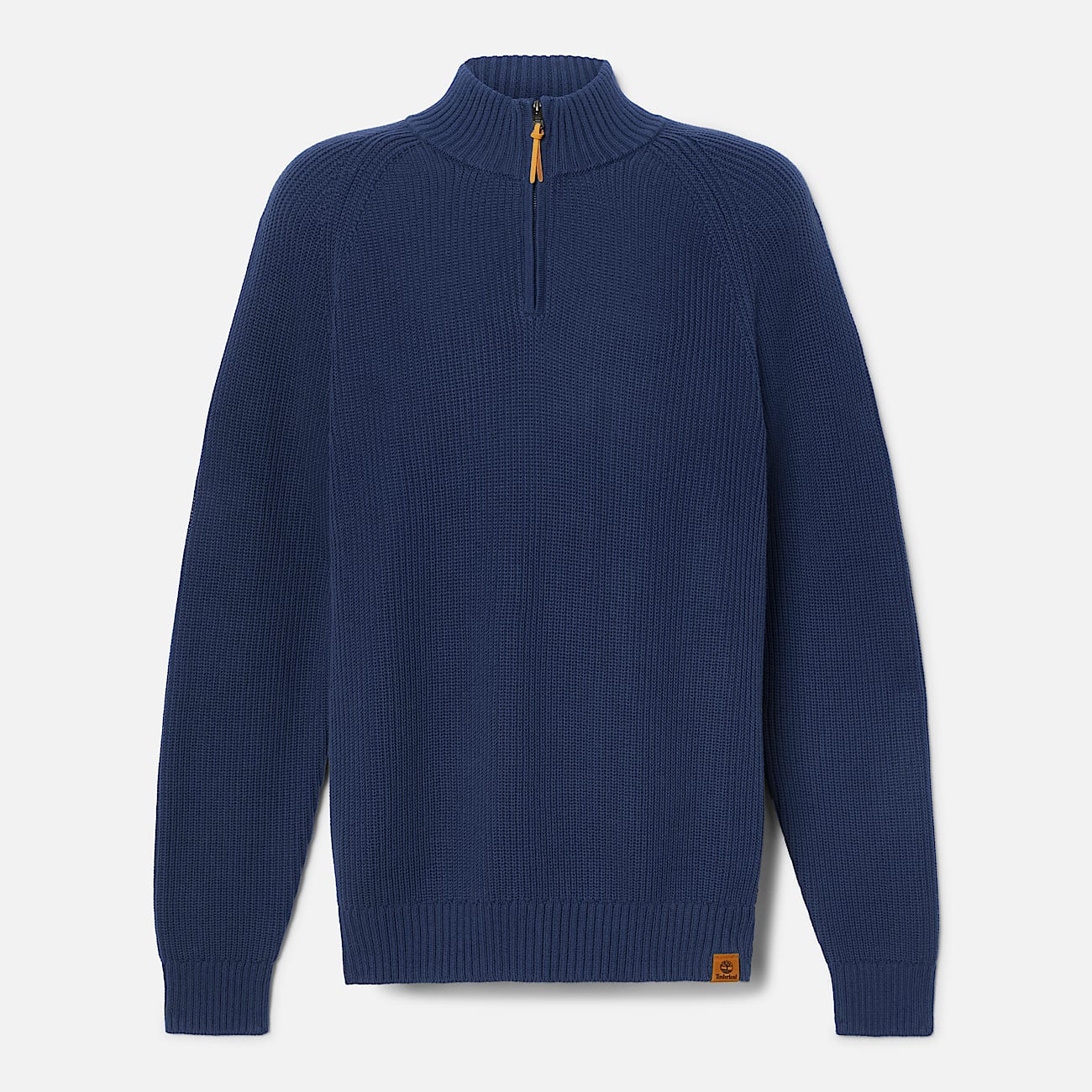 Williams River Textured Quarter-Zip Jumper for Men in Dark Blue - 5