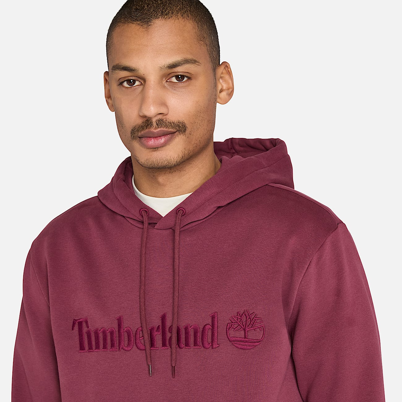 Hampton Hoodie for Men in Burgundy - 3