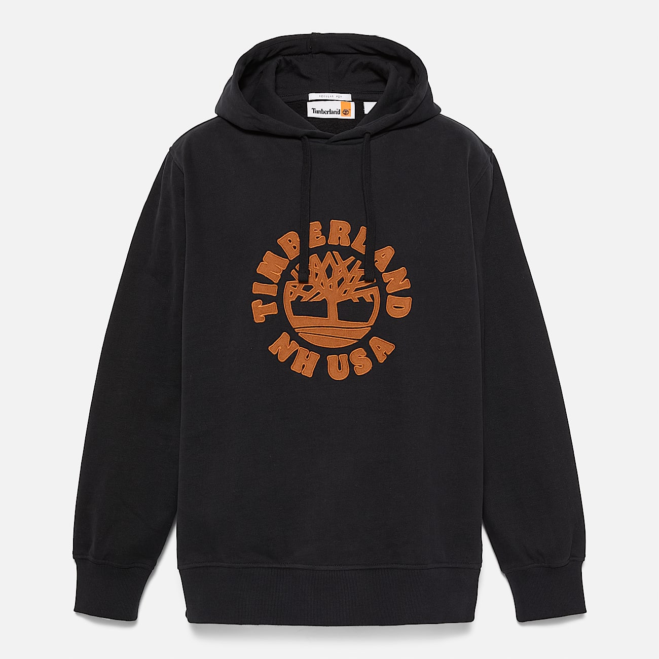 Holiday Graphic Hoodie for Men in Black - 5